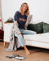 Mother Embroidered Cotton Tee