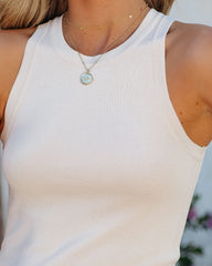 No Routine Knit Tank - Bone