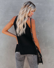 Nomad Cotton Blend Tank - Black