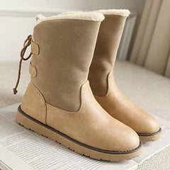 Non Slip Waterproof Snow Anke Boots Warm Fur Lined Booties