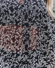 Nova Printed Bell Sleeve Blouse