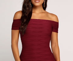 Off The Charts Mini Dress