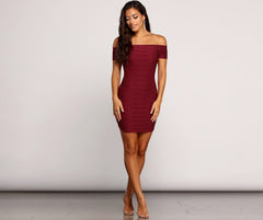 Off The Charts Mini Dress