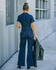 Olivera Pocketed Denim Jumpsuit