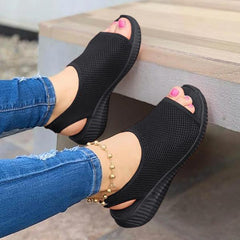 Open Toe Mesh Comfort Sandals