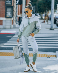 Owen Cotton Blend Colorblock Hoodie