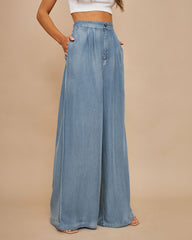 PREORDER - Compliments Washed Tencel Pocketed Pant