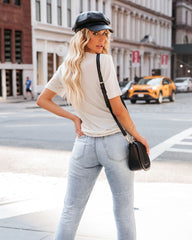 Peace Always Cotton Blend Tee