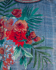 Philipa Smocked Mixed Print Blouse