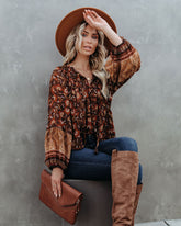 Pick Of The Patch Tassel Blouse