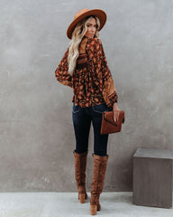 Pick Of The Patch Tassel Blouse