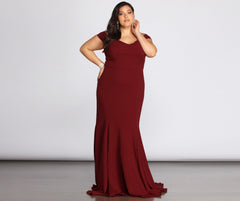 Plus Briar Formal Off The Shoulder Dress