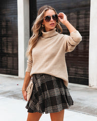 Princeton Dreams Plaid Pleated Mini Skirt