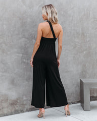 Pursuit Of Happiness One Shoulder Jumpsuit - Black
