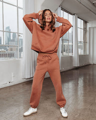 Ready Or Not Pocketed Jogger Pants - Latte