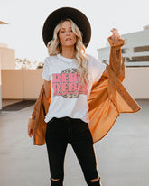 Rebel Rebel Cotton Blend Distressed Bowie Tee