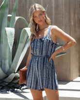 Requiem Printed Pocketed Romper