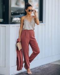 Respect Pocketed High Rise Trousers