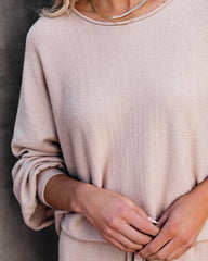 Rexa Billowed Sleeve Knit Top - Tan