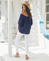 Rhodes Off The Shoulder Tie Blouse