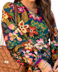 Rio Satin Printed Jumpsuit