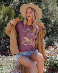 Rocky Ridge Distressed Cotton Tee