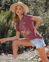 Rocky Ridge Distressed Cotton Tee