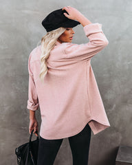 Rosie Soft Knit Button Down Top
