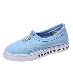 Round Toe Mesh Casual Slip-On Flats