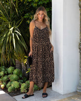 Running Wild Pocketed Leopard Jumpsuit