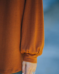 Serafina Knit Raglan Top - Camel