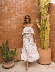 Serene Horizon Off The Shoulder Crop Top