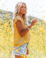 Shania Embroidered Crochet Top