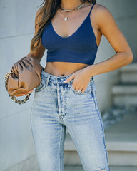 Shoreline Bralette - Navy