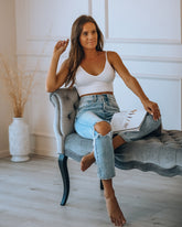 Shoreline Bralette - White