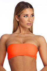 So Chic Bandeau Swim Top
