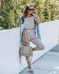 Southeast Pocketed Off The Shoulder Knit Jumpsuit