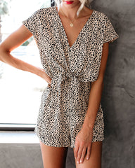 Spirit Animal Tie Front Romper