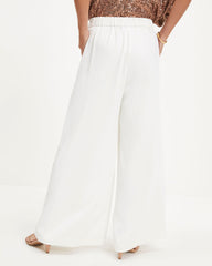 Spread The Cheer Wide Leg Pants - Ivory