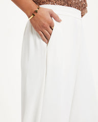 Spread The Cheer Wide Leg Pants - Ivory