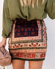 Stefano Printed Mini Skirt