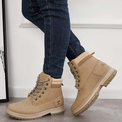 Suisecloths Classic Non Slip Ankle Work Boots Waterproof Hiking Combat Boots