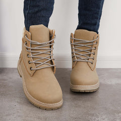 Suisecloths Classic Non Slip Ankle Work Boots Waterproof Hiking Combat Boots