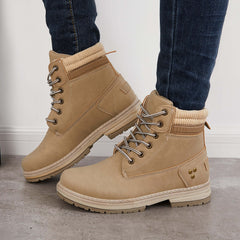 Suisecloths Classic Non Slip Ankle Work Boots Waterproof Hiking Combat Boots