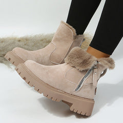 Thick Bottom Non Slip Plush Warm Snow Boots