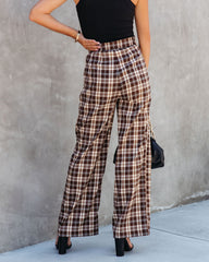 Totally Clueless Plaid Wide Leg Pants
