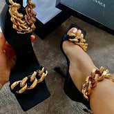 Trendy Punk High Heel Sandals