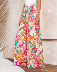 Tropez Printed Wide Leg Pants