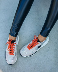 Upmarket Glitter Running Sole Sneaker