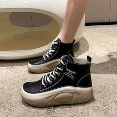 Vintage Thick Soled High Top Casual Boots